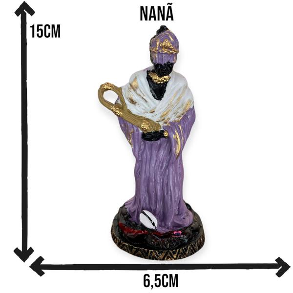 Imagem de Imagem Orixá Nanã Buruquê Umbanda E Candomblé 15cm em Resina