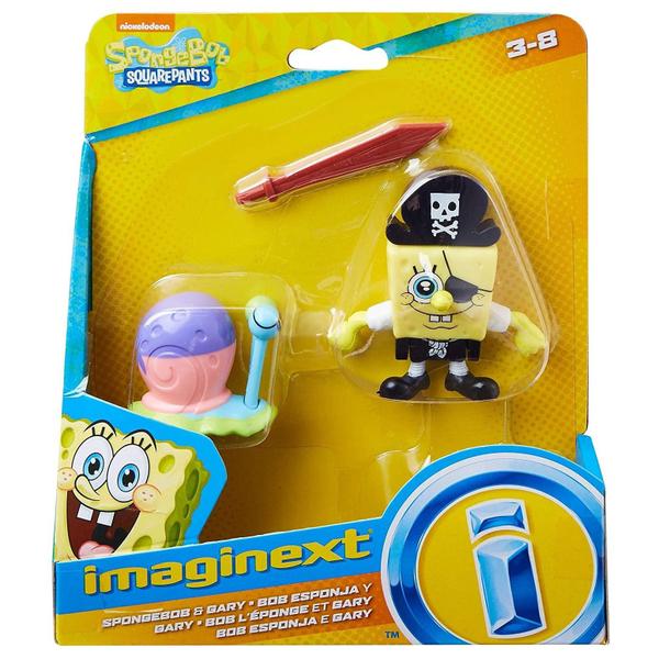 Imagem de Imaginext Bob Esponja e Gary Piratas da Fisher Price Gpt79