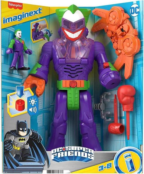 Imagem de Imaginext Boneco Coringa Robô de Batalha C/Luz e Som Mattel