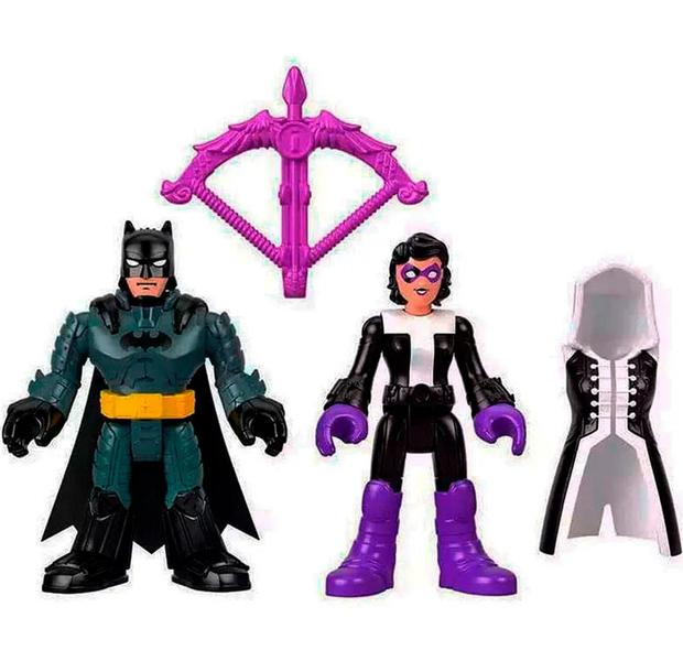 Imaginext DC Super Friends Batman e Huntress M5645 GKJ66 - Mattel Imagem de Imaginext DC Super Friends Batman e Huntress M5645 GKJ66 - Mattel