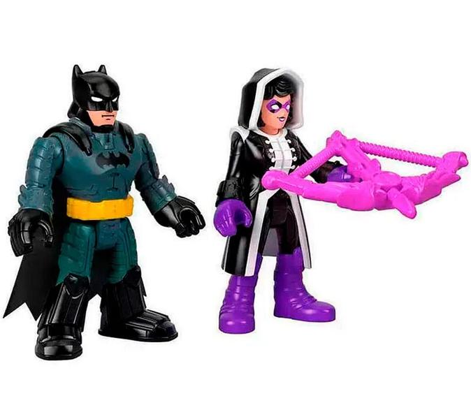 Imaginext DC Super Friends Batman e Huntress M5645 GKJ66 - Mattel Imagem de Imaginext DC Super Friends Batman e Huntress M5645 GKJ66 - Mattel