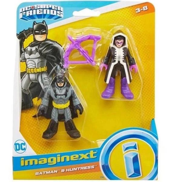 Imaginext DC Super Friends Batman e Huntress M5645 GKJ66 - Mattel Imagem de Imaginext DC Super Friends Batman e Huntress M5645 GKJ66 - Mattel