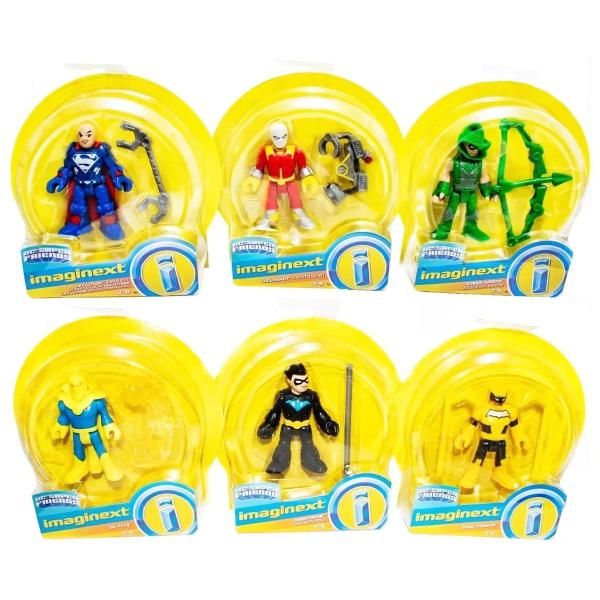 Imagem de Imaginext Dc Super Friends Coleção Com 6 Bonecos