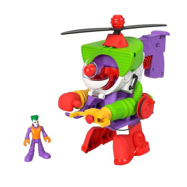 Imagem de Imaginext DC Super Friends Coringa Robo Copter - Mattel