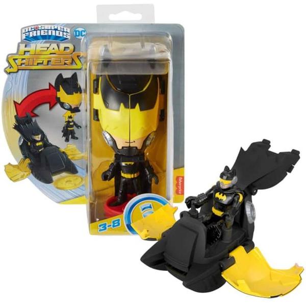 Imagem de Imaginext DCSF Head Shifters Fig+veic(s)