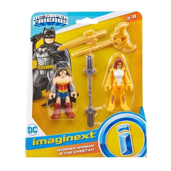 Imagem de Imaginext Figura Dc Super Friends Mulher Maravilha e The Cheetah - g4j68