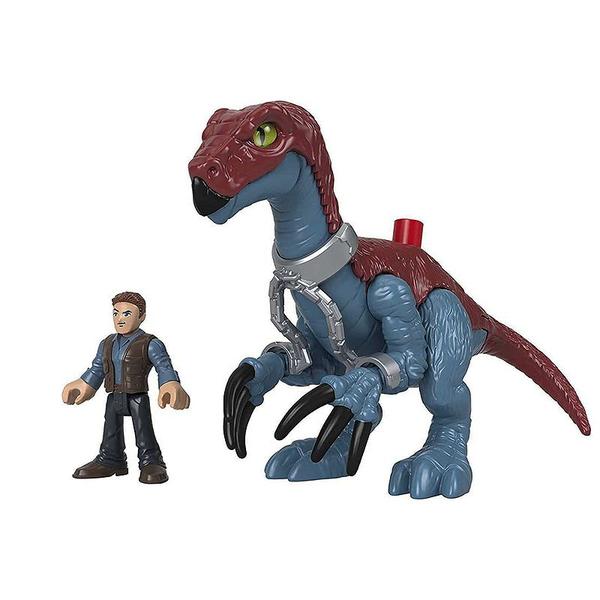 Imagem de Imaginext Jurassic World Dominion Therizinosaurus e Owen Fisher-Price GVV65 GVV63 - Mattel