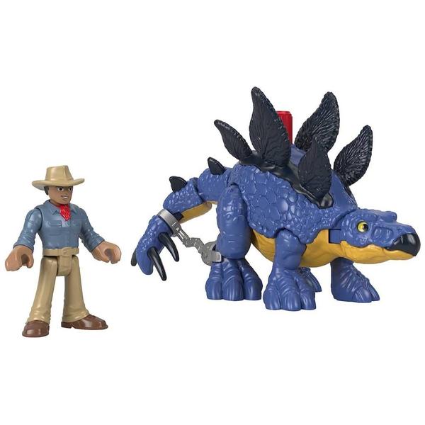 Imagem de Imaginext Jurassic World Stegosaurus E Dr.grant Gvv64 Mattel