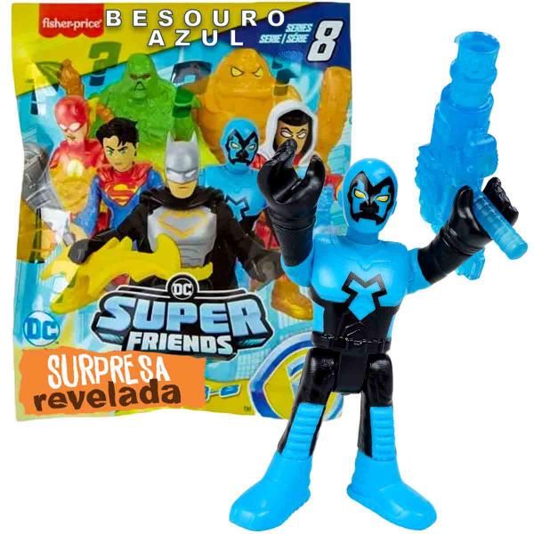 Imagem de Imaginext Mini Boneco Besouro Azul com Acessório DC - Mattel HML32