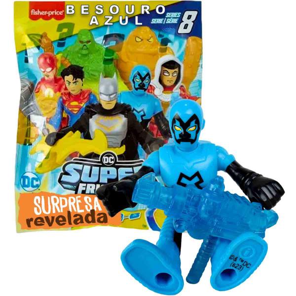 Imagem de Imaginext Mini Boneco Besouro Azul com Acessório DC - Mattel HML32