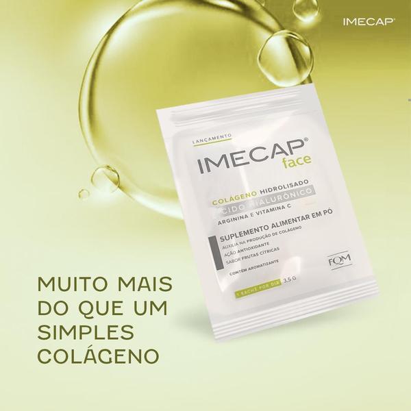 Imagem de Imecap Face Colageno com Acido Hialurônico e Arginina 30 Sachês