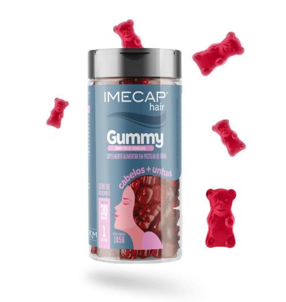 Imagem de Imecap Gummy Hair Cabelos E Unhas Gomas Sem Açucar