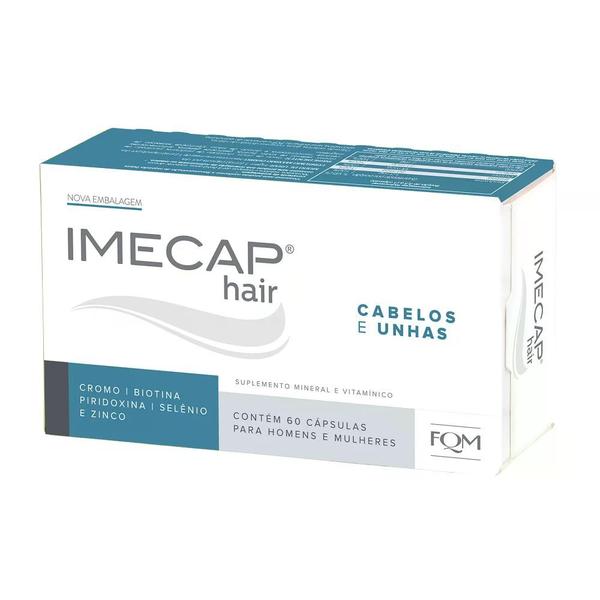 Imagem de Imecap Hair Cabelos E Unhas 60 Cápsulas