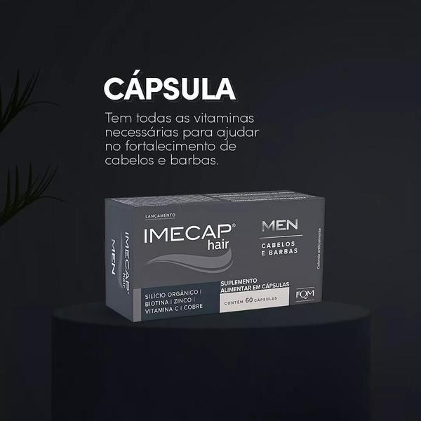 Imagem de Imecap Hair Men 60 Cápsulas - Cabelos e Barbas