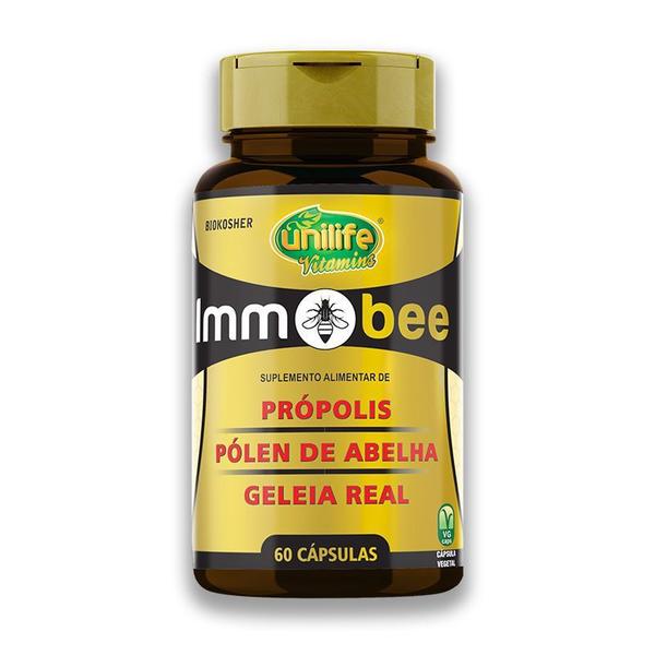 Imagem de ImmoBee Própolis, pólen de abelha e geleia real Unilife 60 Cápsulas