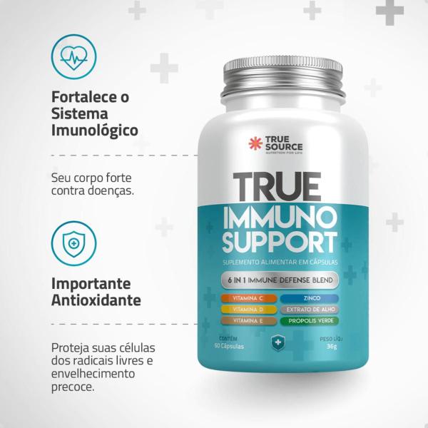 Imagem de Immuno Support Defense Blend 60 Capsulas True Source