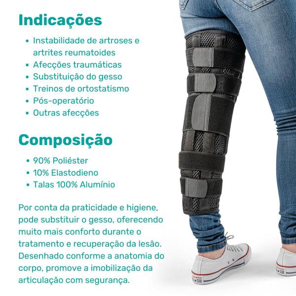 Imagem de Imobilizador de Joelho Comfort Air Largo Hidrolight