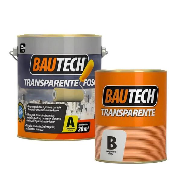 Imagem de Impermeabilizante 2,5kg Transparente Fosco Bautech