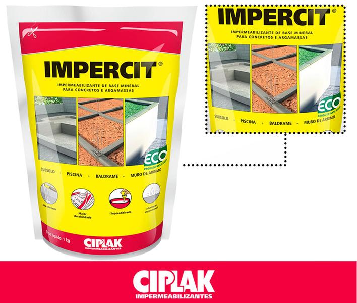 Imagem de Impermeabilizante Argamassa Concreto Impercit - Ciplak