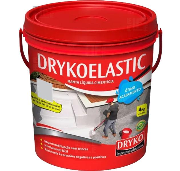 Imagem de Impermeabilizante Manta Líquida Cimentícia 4kg Drykoelastic