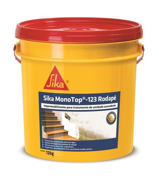 Imagem de Impermeabilizante Rodapé Monotop 12kg Branco Sika