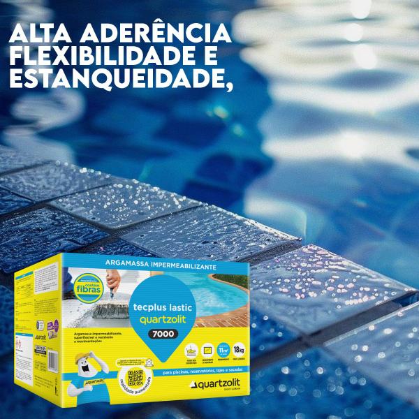 Imagem de Impermeabilizante Tecplus Lastic Quartzolit 18kg