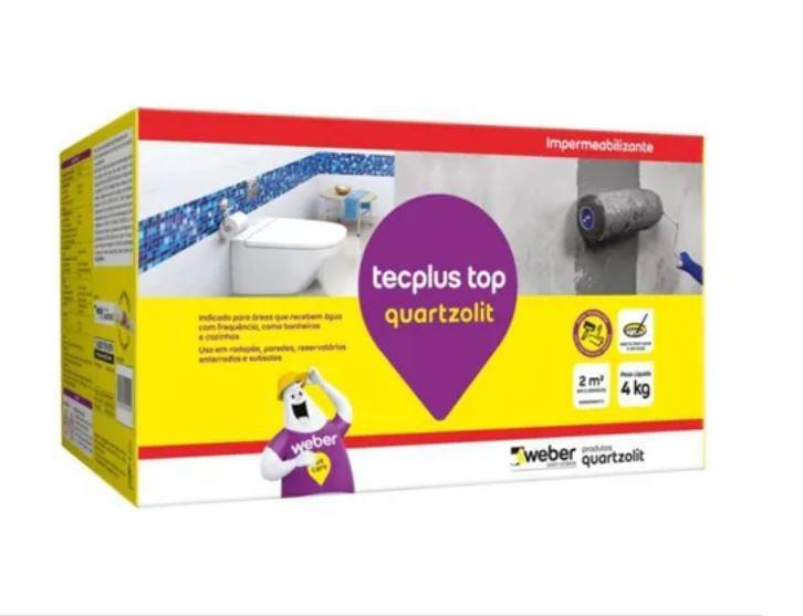 Imagem de Impermeabilizante Tecplus Top 4kg Quartzolit