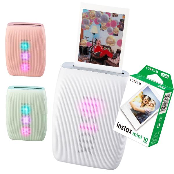 Imagem de Impressora Bluetooth Instax Mini Link 3 para Celular com Filme 10 fotos