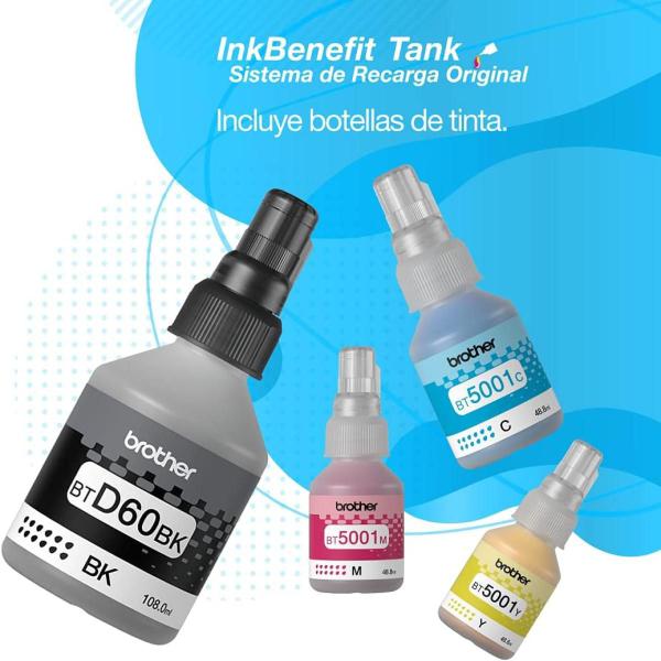 Imagem de Impressora Brother DCP-T420W Multifuncional Tank Colorido Wi-fi Scarner Copias