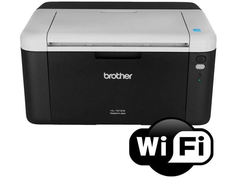 Imagem de Impressora Brother HL1212W Laser - Preto e Branco Wi-Fi USB