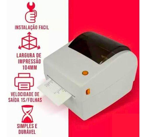 Imagem de Impressora De Etiqueta Térmica Ecommerce Usb Marketplace