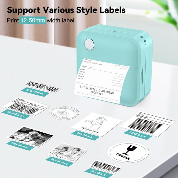 Imagem de Impressora de remessa portátil Bluetooth Label Maker INVISEN