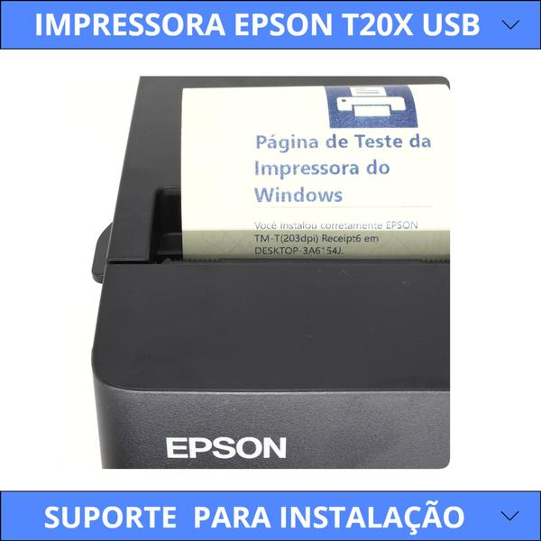 Imagem de Impressora Epson T20x Usb  Suporte para Instalação Gratuita