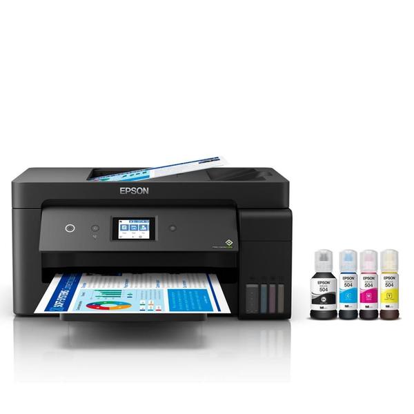 Imagem de Impressora Multifuncional Epson EcoTank L14150 Jato de Tinta Colorido A3 Wi-Fi Bivolt - C11CH96302