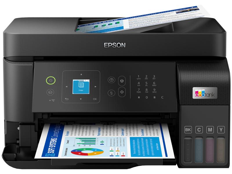 Impressora Multifuncional Epson Ecotank L5590 - Tanque de Tinta Colorida USB Wi-Fi ADF Impressora Multifuncional Epson Ecotank L5590 - Tanque de Tinta Colorida USB Wi-Fi ADF