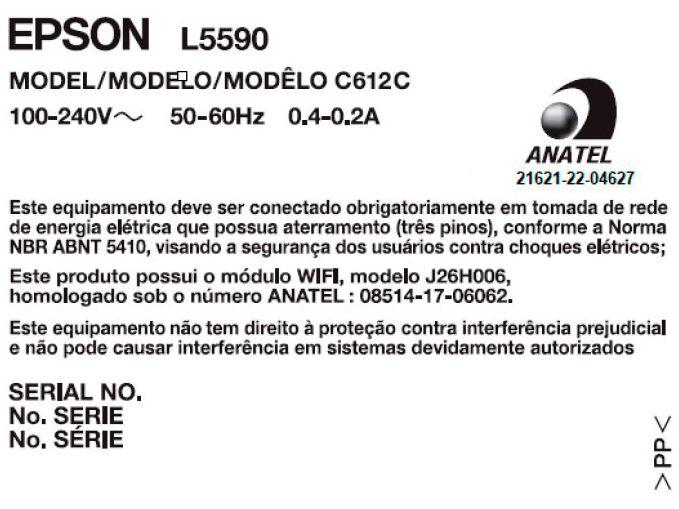 Imagem de Impressora Multifuncional Epson Ecotank L5590