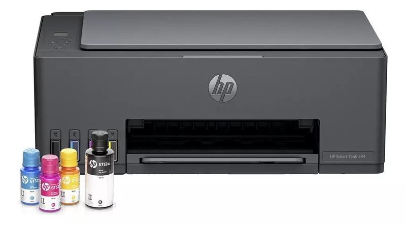 Imagem de Impressora Multifuncional HP Smart Tank 584 Cinza Escuro