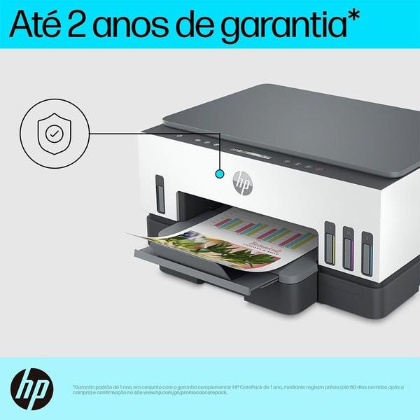 Imagem de Impressora Multifuncional HP Smart Tank 724 Wi-Fi - Tanque de Tinta Colorida Duplex USB Bluetooth (2G9Q2A)