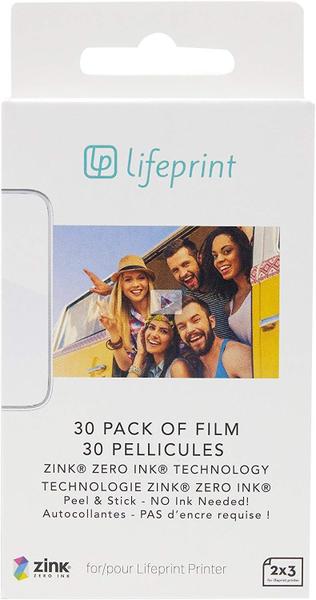 Imagem de Impressora portátil de fotos e vídeos Lifeprint 3x4.5 (preta)