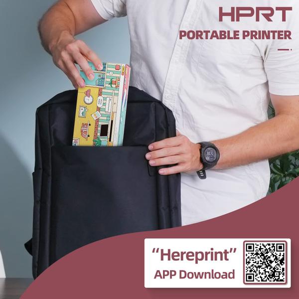 Imagem de Impressora portátil HPRT MT810 Bluetooth térmica sem tinta