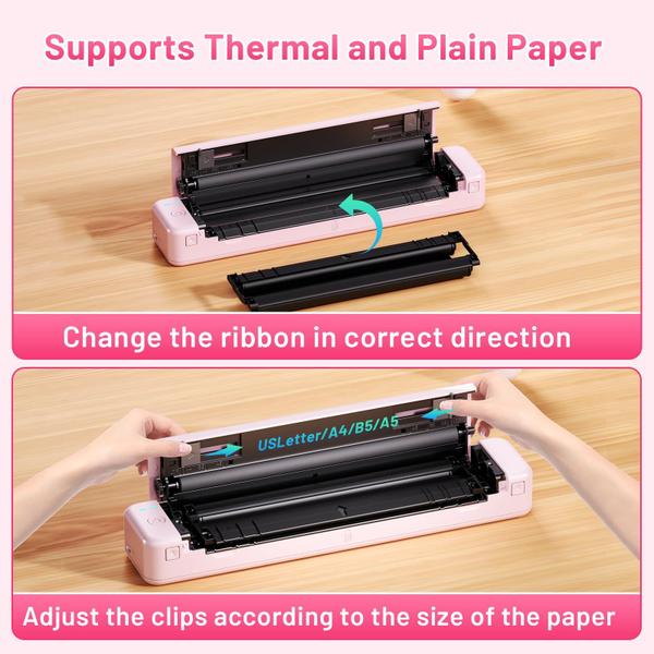 Imagem de Impressora portátil Phomemo P831 Bluetooth Thermal Transfer