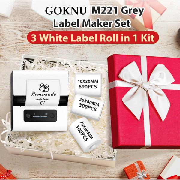 Imagem de Impressora térmica Bluetooth Label Maker Goknu M221 Address