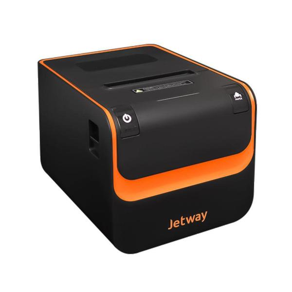 Imagem de Impressora Térmica Jetway JP 800, Ethernet, Serial e USB, 250mm/s, Preto/Laranja - 1996