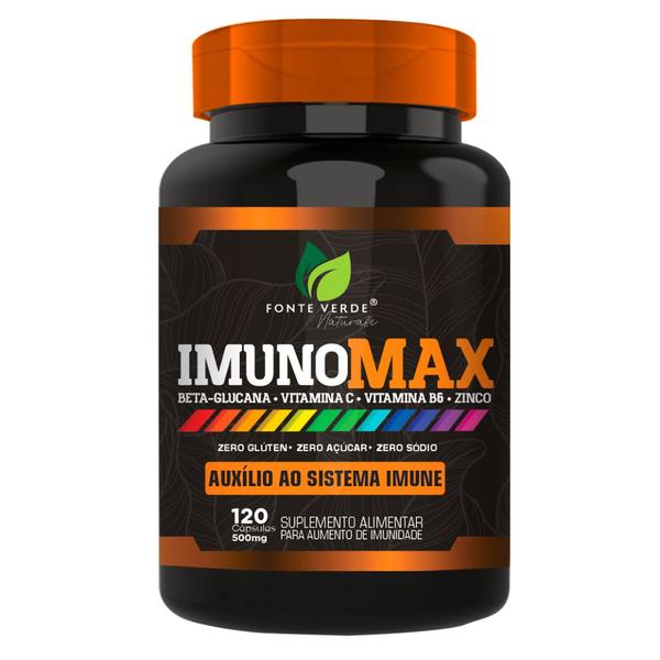 Imagem de Imunomax suplemento 500mg 120 capsulas fonte verde