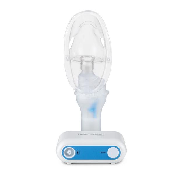 Imagem de Inalador Bivolt Infantil e Adulto Silencioso Branco Nebcompact Multilaser