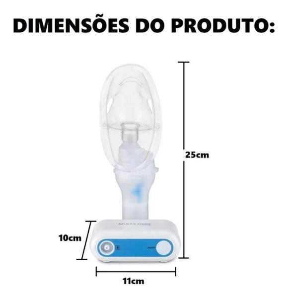 Imagem de Inalador Compressor Nebulizador Silencioso Compacto - Multi