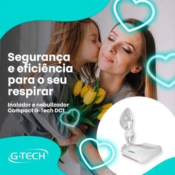 Imagem de Inalador E Nebulizador G-tech Compact Dc1 Adulto E Infantil