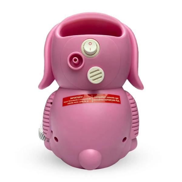 Imagem de Inalador Infantil Nebdog Rosa - Bivolt