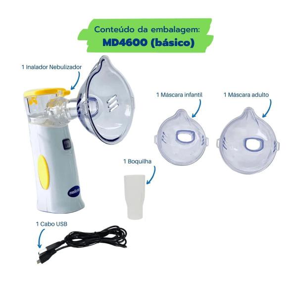 Imagem de Inalador Nebulizador Baby Recarregável Medicate Lilás