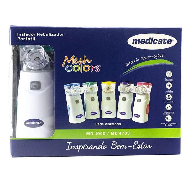 Imagem de Inalador Nebulizador Bateria Recarregável Medicate Azul